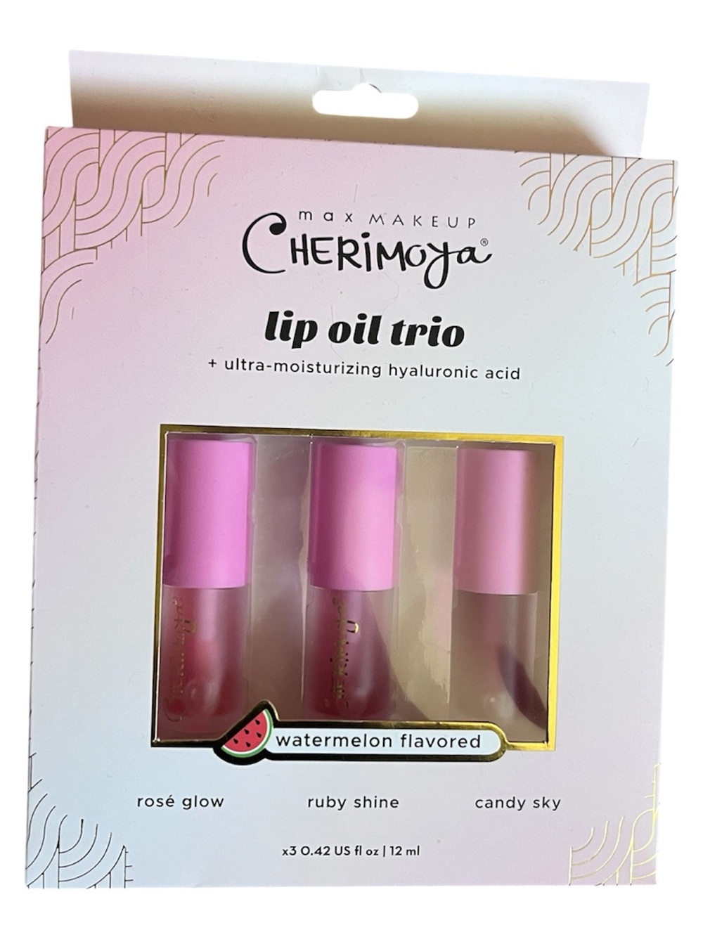 Cherimoya Lip Oil Trio – Watermelon 🍉
